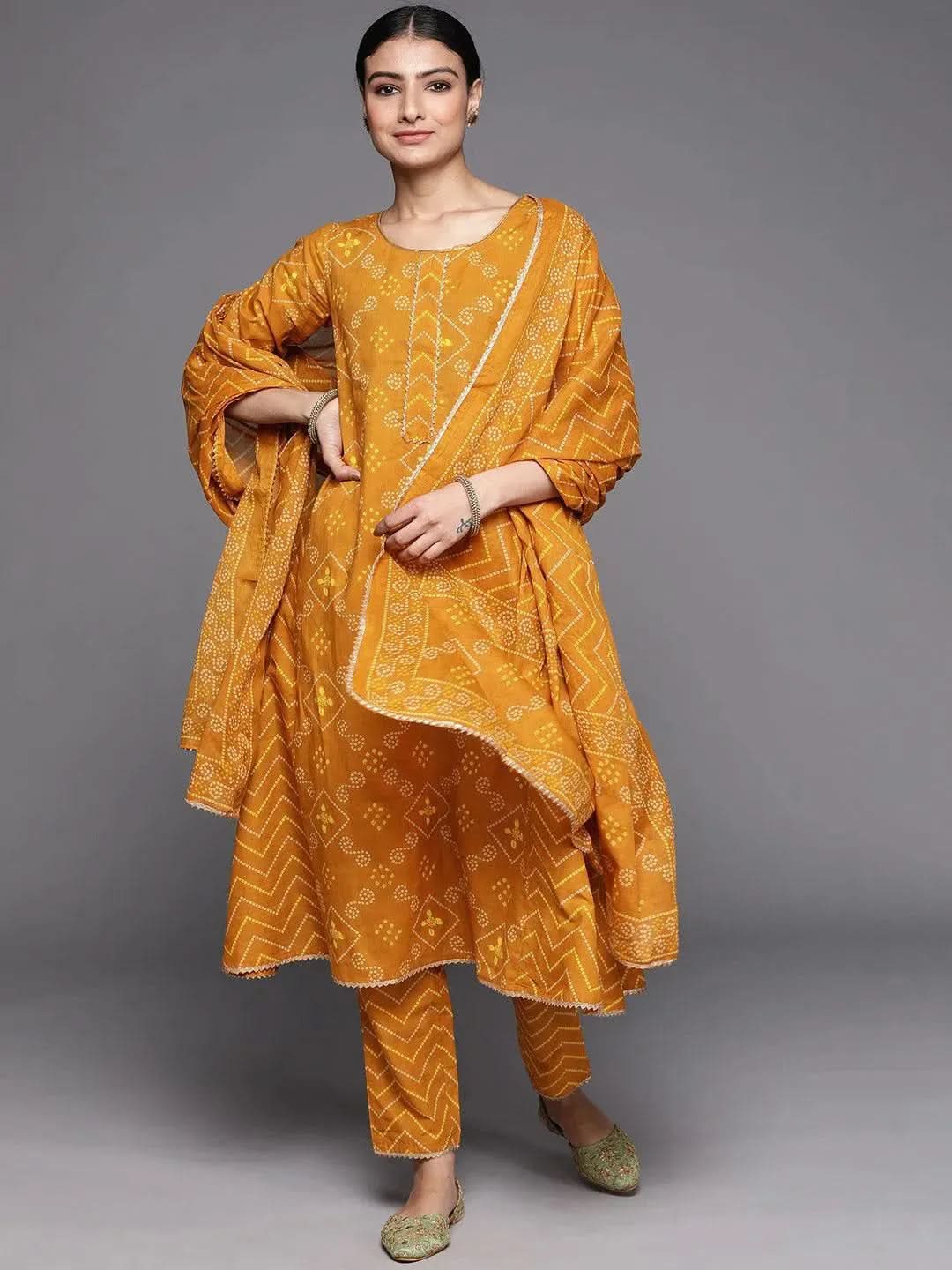 Buy Mustard Printed Cotton Suit Set - 33126O-XS | Libas Ethnic Wear Online
Buy Mustard Printed Cotton Suit Set - 33126O-XS | Libas Ethnic Wear Online