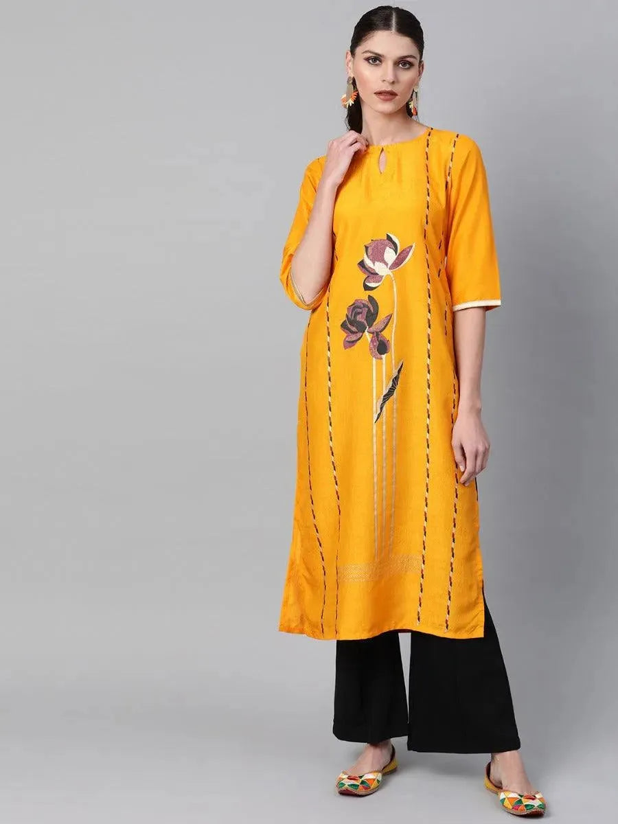 Buy Mustard Self Design Chanderi Kurta - 8856O- | Libas Ethnic Wear Online
Buy Mustard Self Design Chanderi Kurta - 8856O- | Libas Ethnic Wear Online