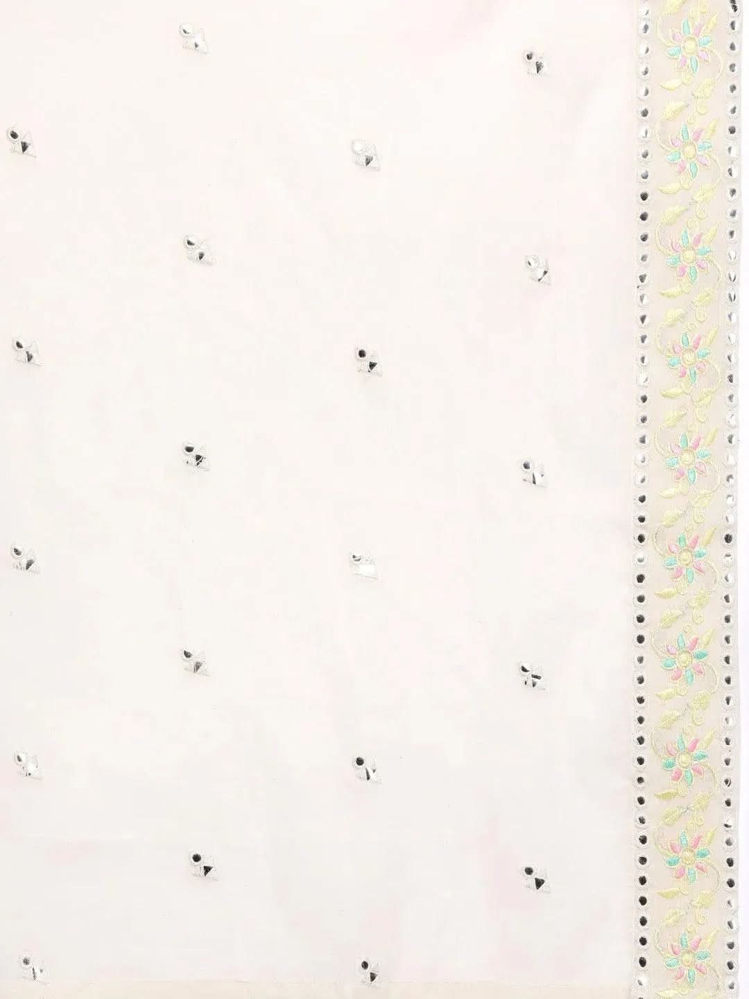 Off-White Embroidered Cotton Straight Kurta With Dupatta
Off-White Embroidered Cotton Straight Kurta With Dupatta