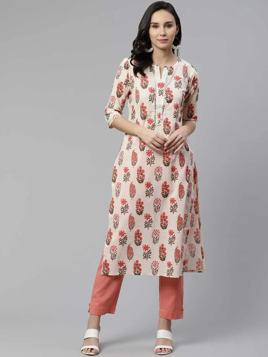 Buy Off-White Printed Cotton Kurta - 8903- | Libas Ethnic Wear Online
Buy Off-White Printed Cotton Kurta - 8903- | Libas Ethnic Wear Online