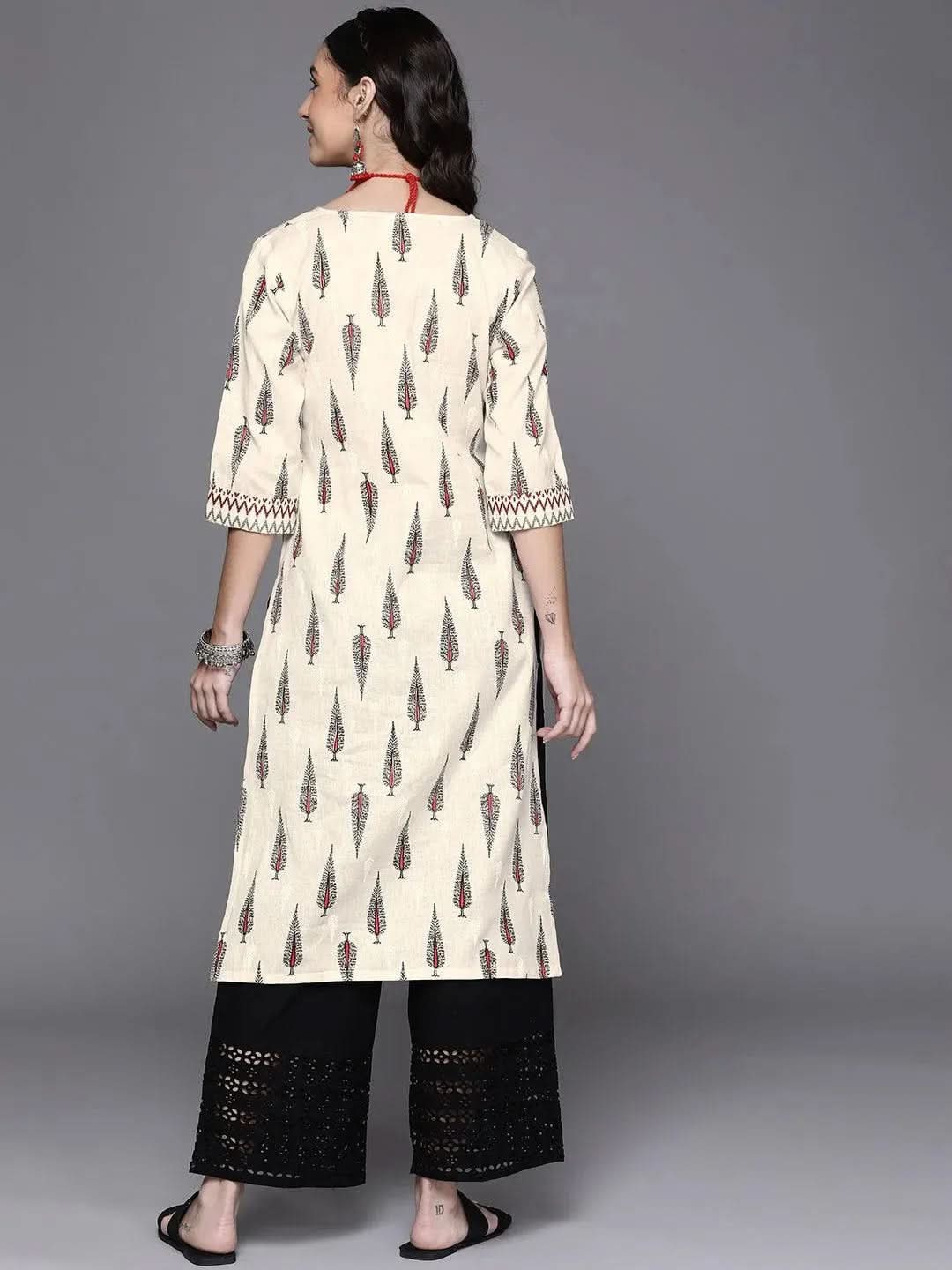 Buy Off White Printed Cotton Kurta - 23347O-XXL | Libas Ethnic Wear Online
Buy Off White Printed Cotton Kurta - 23347O-XXL | Libas Ethnic Wear Online