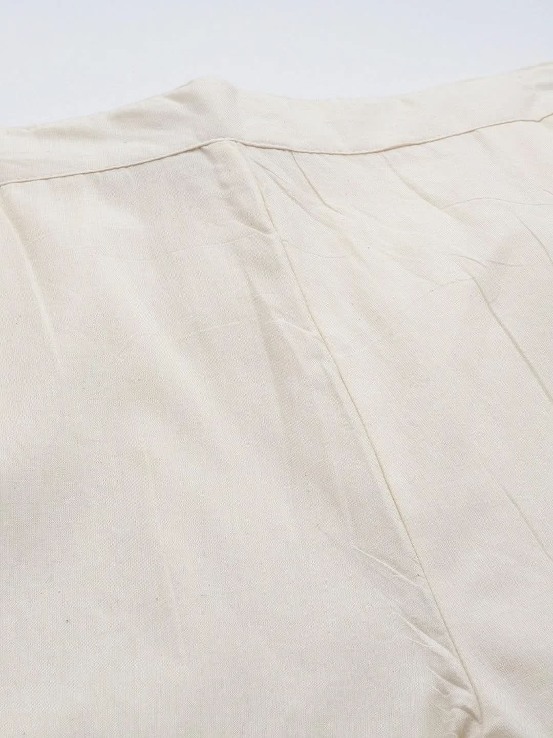 Off White Schiffli Cotton Palazzos
Off White Schiffli Cotton Palazzos