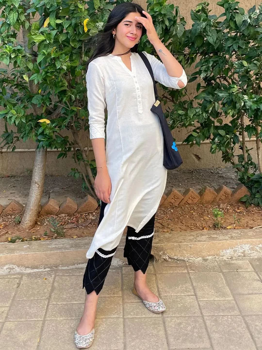 Buy Off White Solid Cotton Kurta - 23215O- | Libas Ethnic Wear Online
Buy Off White Solid Cotton Kurta - 23215O- | Libas Ethnic Wear Online