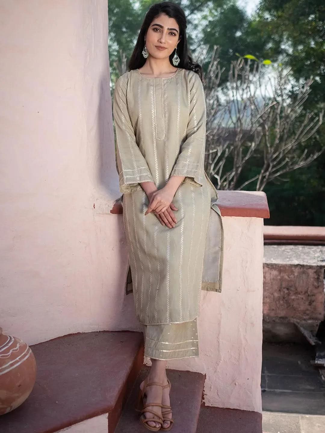 Buy Olive Green Self Design Chanderi Silk Kurta Set - 13089O- | Libas Ethnic Wear Online
Buy Olive Green Self Design Chanderi Silk Kurta Set - 13089O- | Libas Ethnic Wear Online