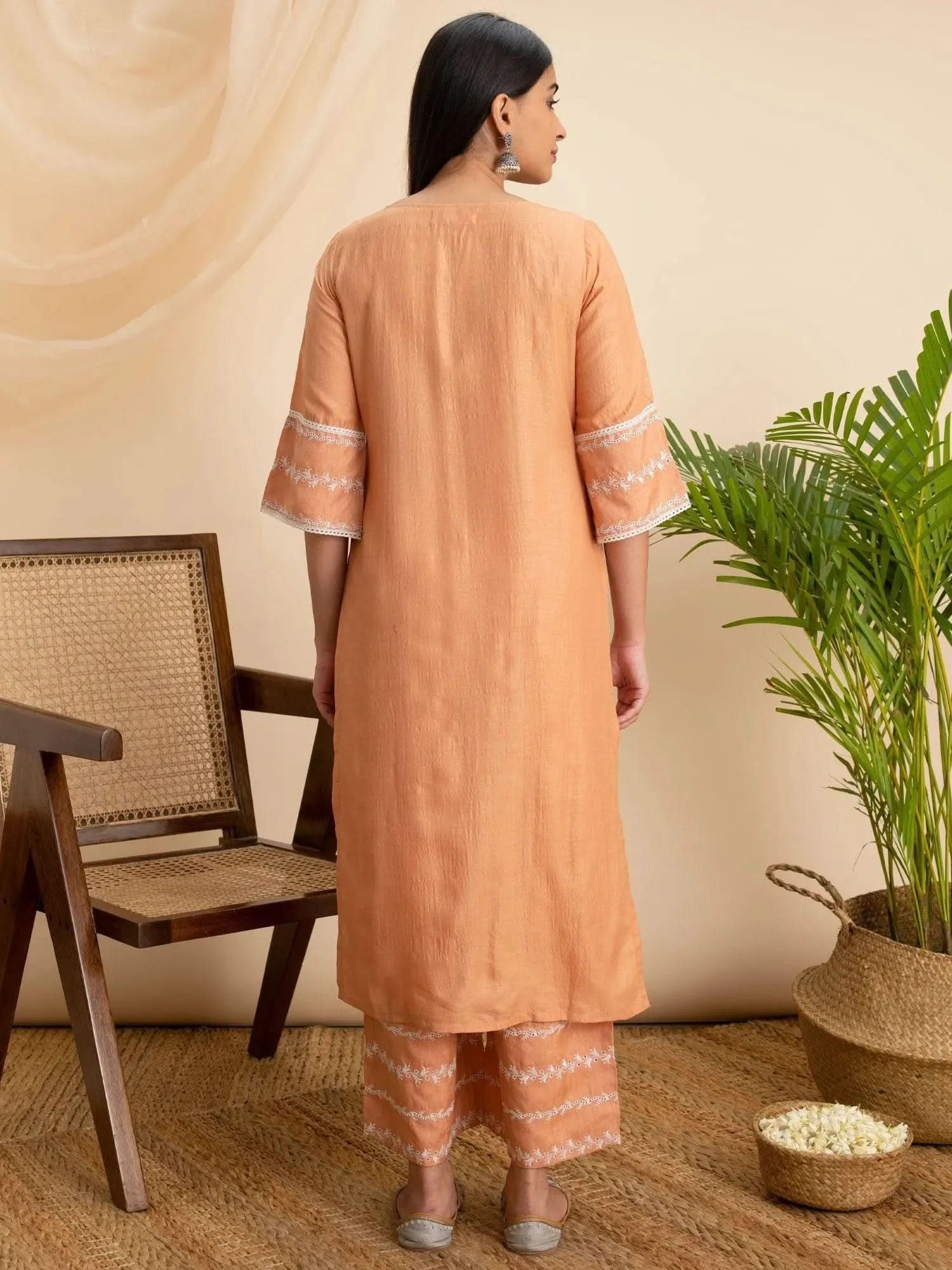 Buy Orange Embroidered Silk Kurta - 12055O-XS | Libas Ethnic Wear Online
Buy Orange Embroidered Silk Kurta - 12055O-XS | Libas Ethnic Wear Online