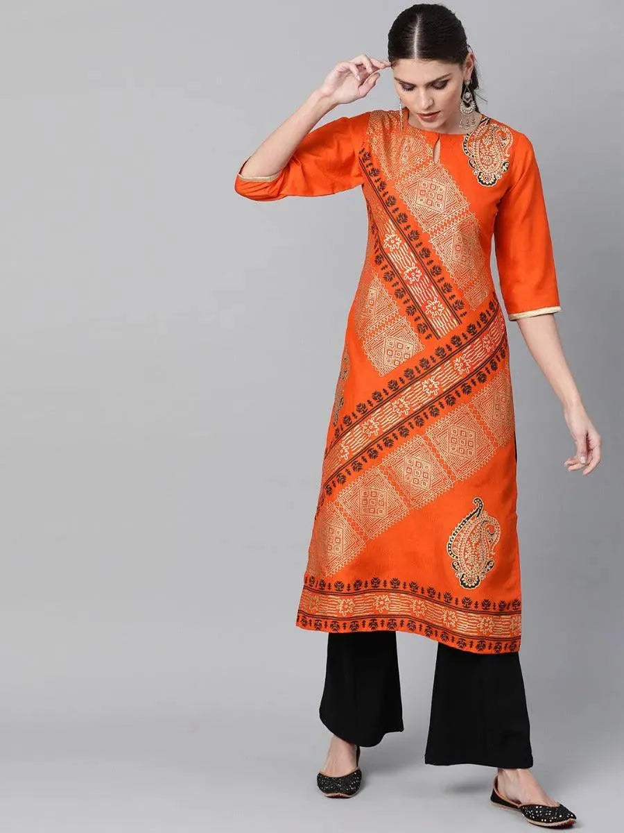 Buy Orange Self Design Chanderi Kurta -8859O- | Libas Ethnic Wear Online
Buy Orange Self Design Chanderi Kurta -8859O- | Libas Ethnic Wear Online