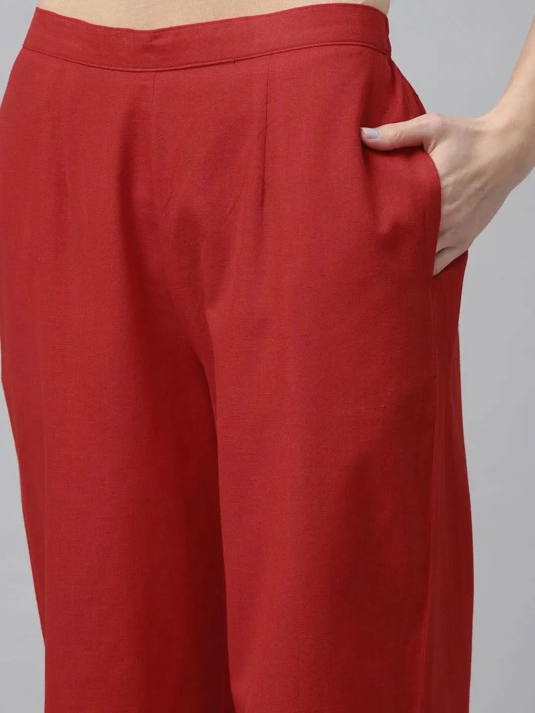 Pack of 2 Solid Cotton Palazzos
Pack of 2 Solid Cotton Palazzos