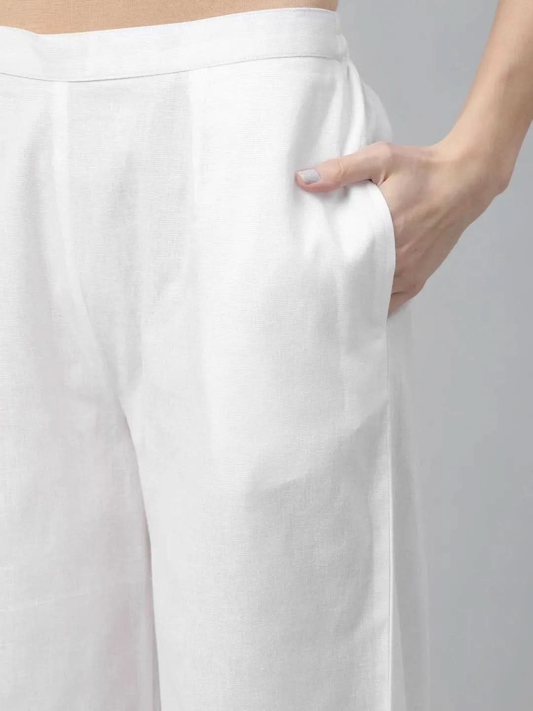 Pack of 2 Solid Cotton Palazzos
Pack of 2 Solid Cotton Palazzos