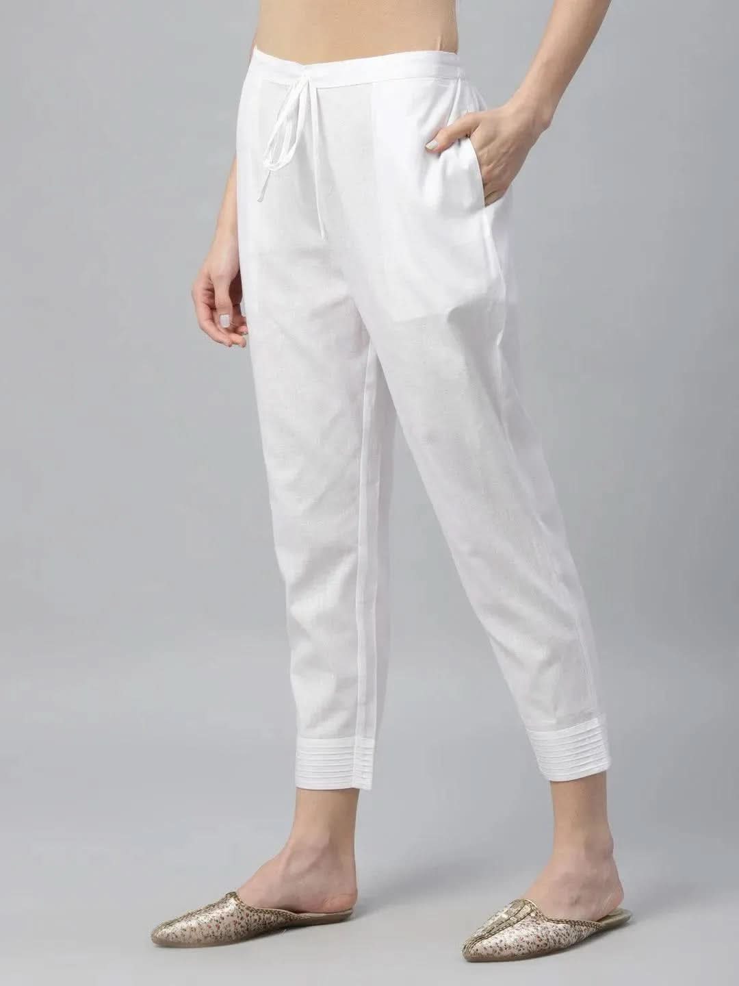 Pack of 2 Solid Cotton Trousers 
Pack of 2 Solid Cotton Trousers