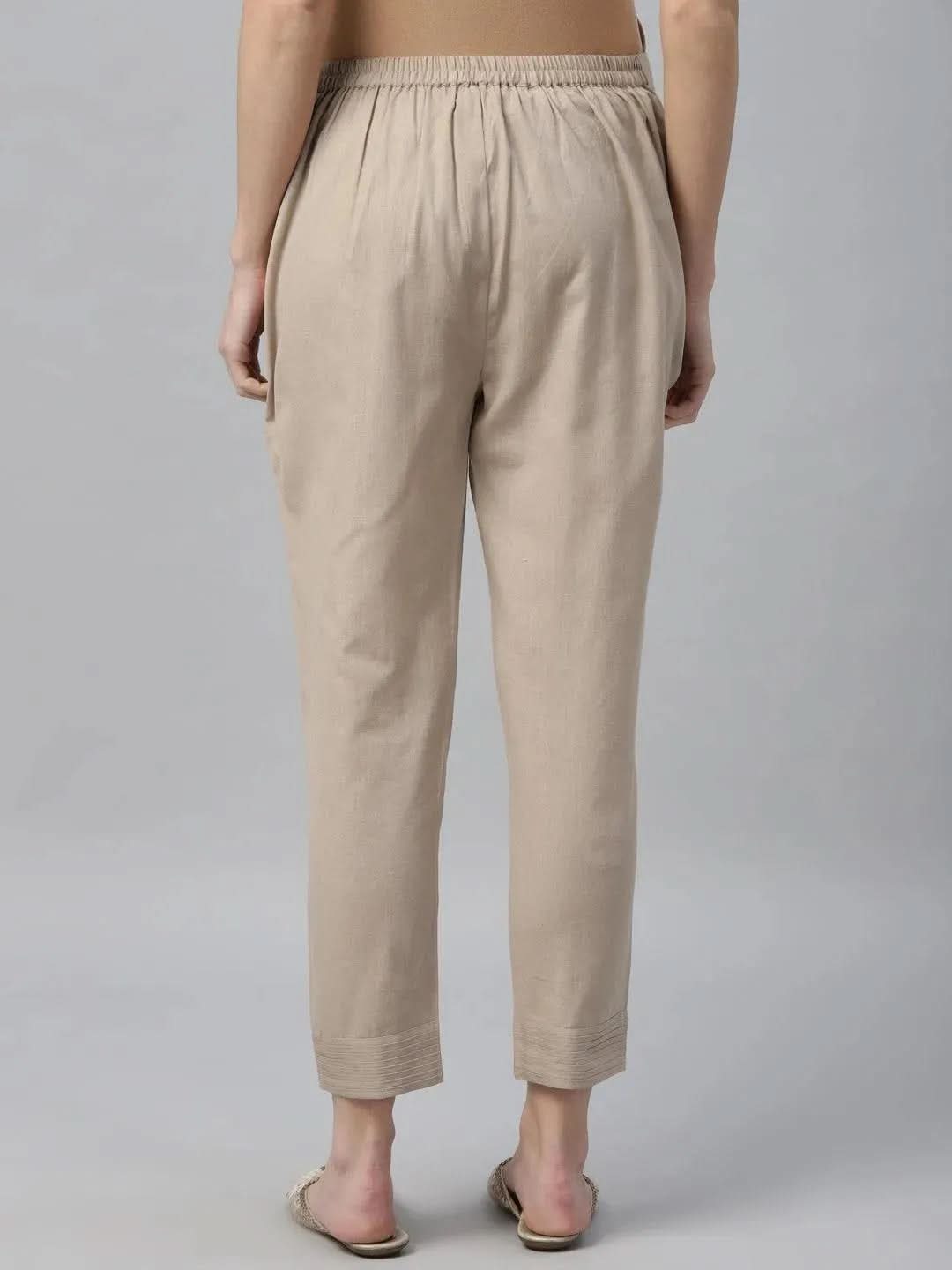 Pack of 2 Solid Cotton Trousers
Pack of 2 Solid Cotton Trousers