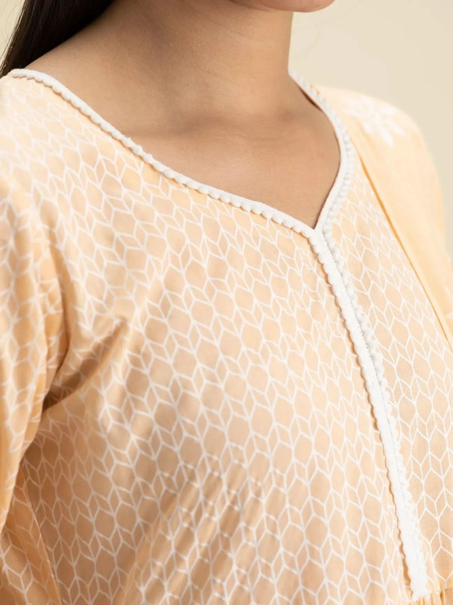 Buy Peach Cotton Printed Anarkali Kurta With Cotton Palazzo And Dupatta Online
Buy Peach Cotton Printed Anarkali Kurta With Cotton Palazzo And Dupatta Online