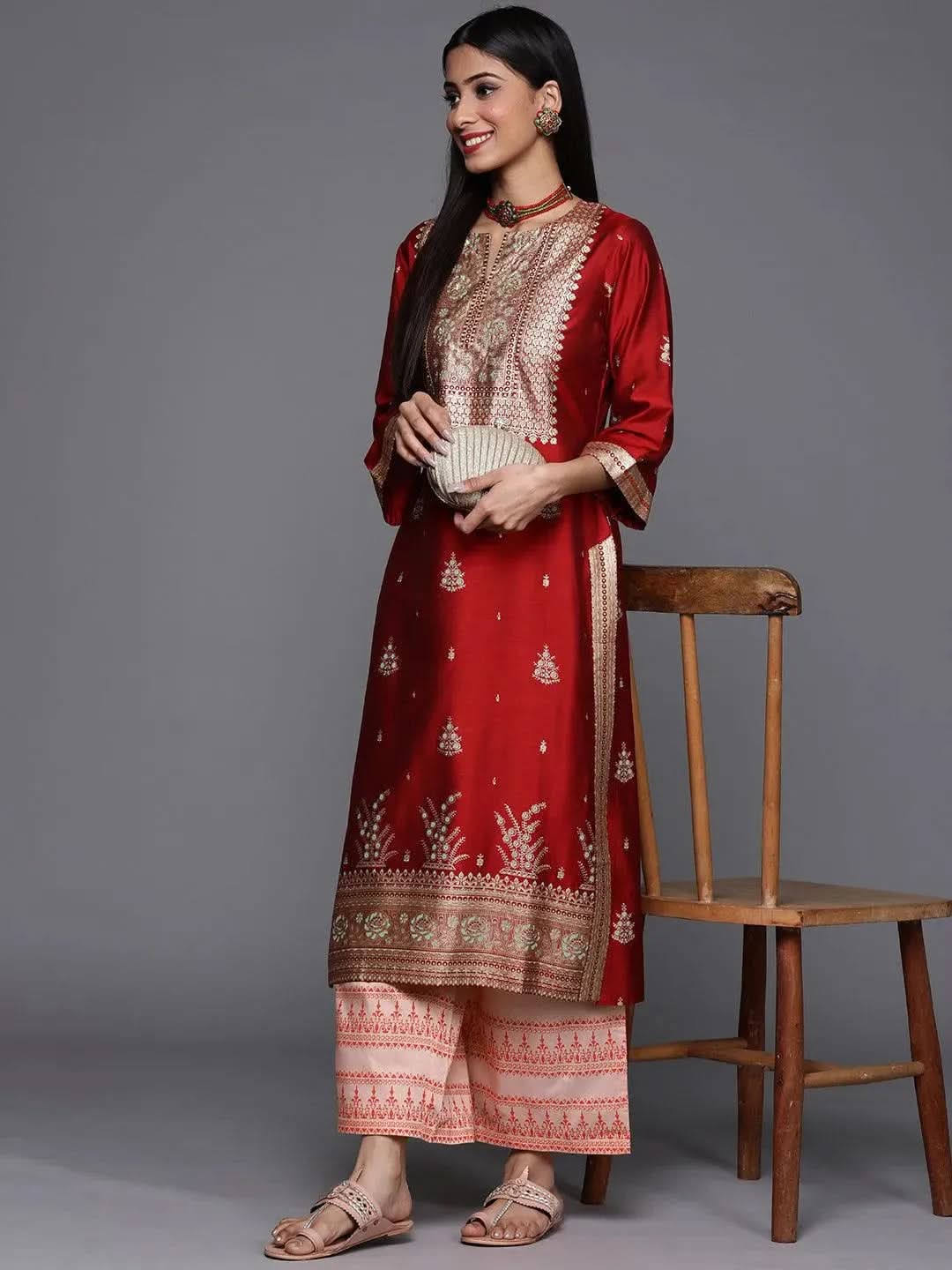 Buy Peach Printed Silk Palazzos - PL1025O-S | Libas Ethnic Wear Online
Buy Peach Printed Silk Palazzos - PL1025O-S | Libas Ethnic Wear Online