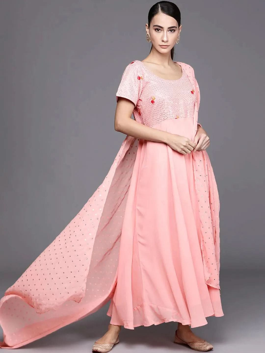 Buy Pink Embroidered Georgette Dress With Dupatta - 20234O- | Libas Ethnic Wear Online
Buy Pink Embroidered Georgette Dress With Dupatta - 20234O- | Libas Ethnic Wear Online