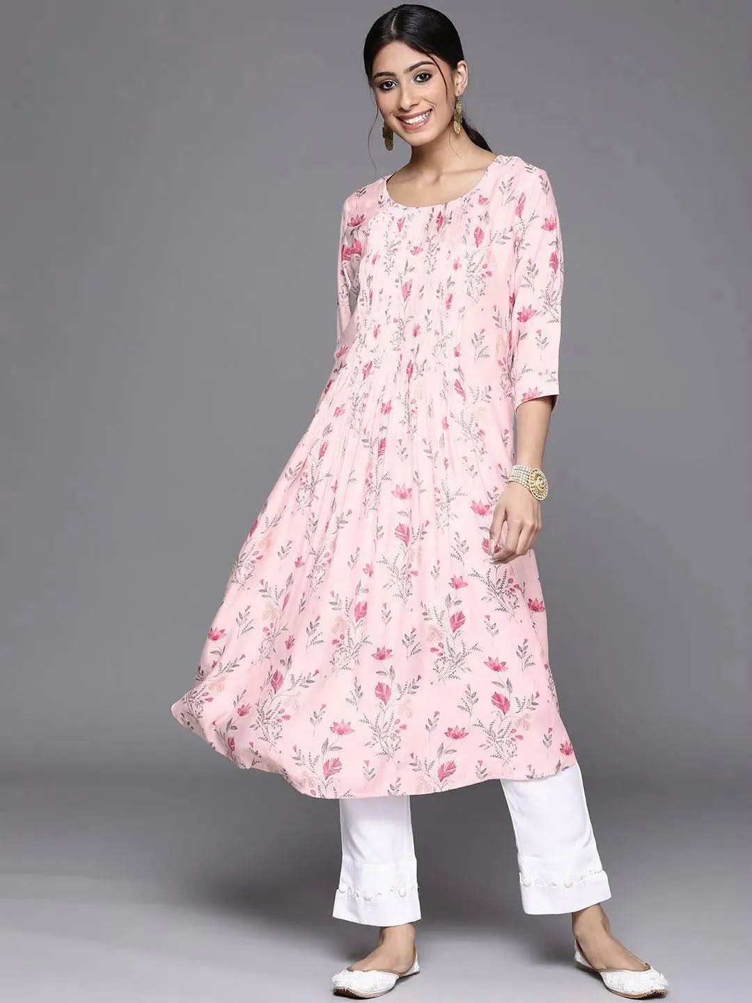 Buy Pink Printed Chanderi Silk Kurta - 23294O- | Libas Ethnic Wear Online
Buy Pink Printed Chanderi Silk Kurta - 23294O- | Libas Ethnic Wear Online