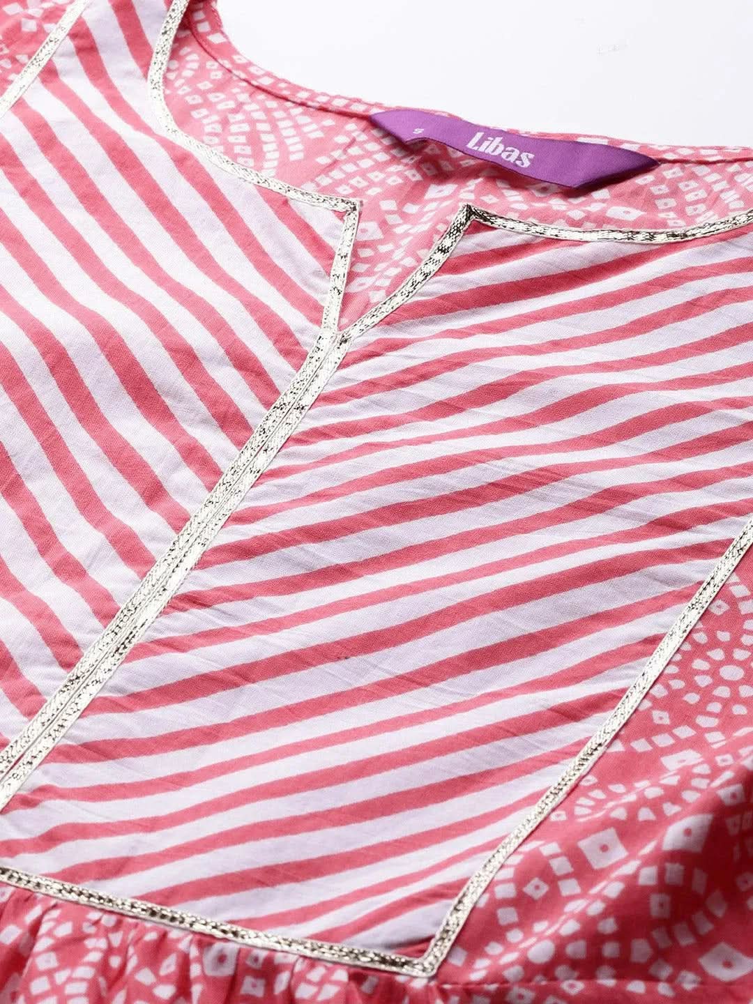 Buy Pink Printed Cotton Dress - 23233O-XS | Libas Ethnic Wear Online
Buy Pink Printed Cotton Dress - 23233O-XS | Libas Ethnic Wear Online