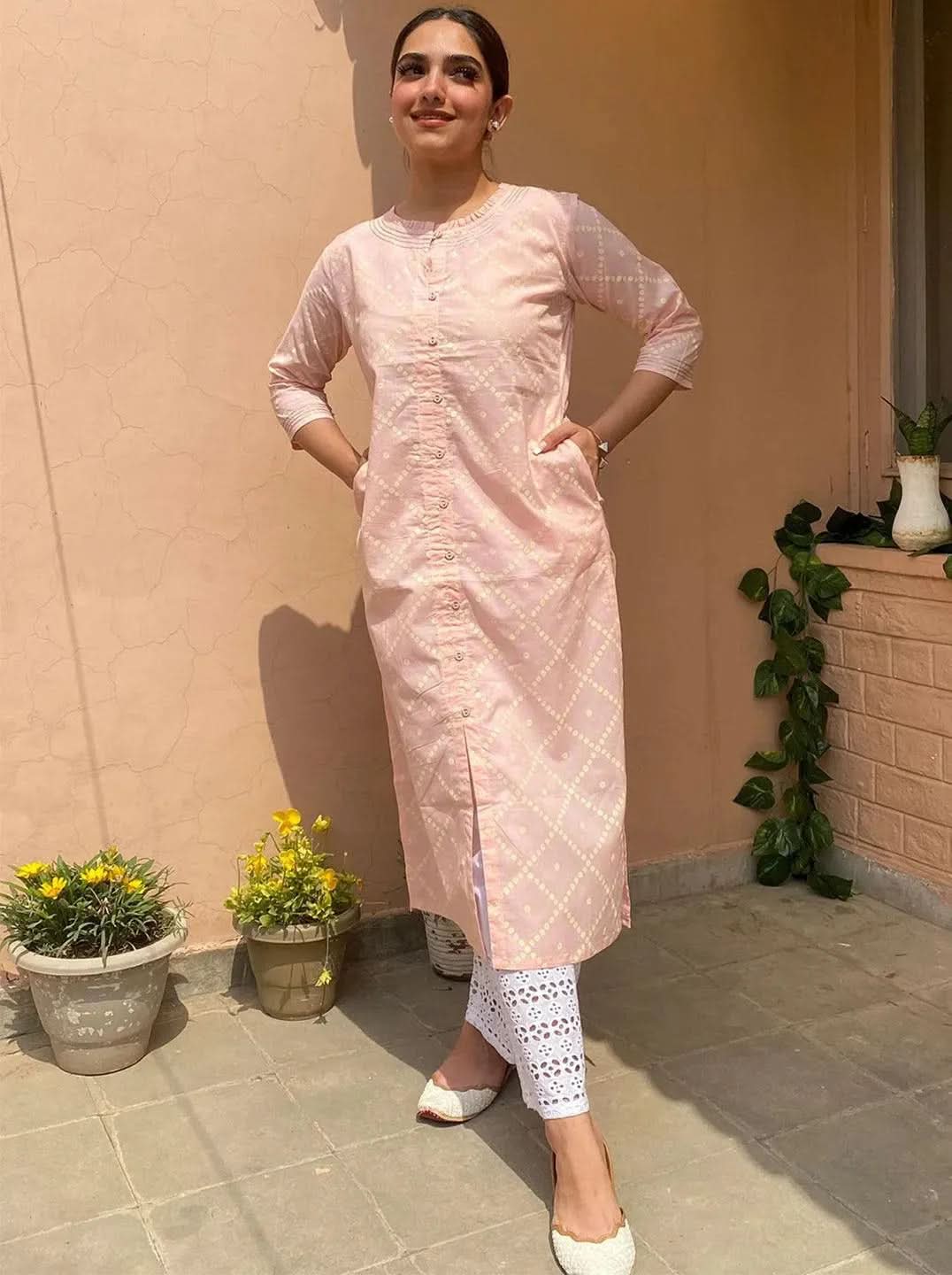 Buy Pink Printed Cotton Kurta - 23263O- | Libas Ethnic Wear Online
Buy Pink Printed Cotton Kurta - 23263O- | Libas Ethnic Wear Online