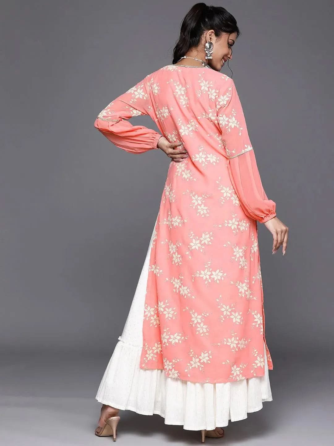 Buy Pink Printed Georgette Kurta - 23423O-XXL | Libas Ethnic Wear Online
Buy Pink Printed Georgette Kurta - 23423O-XXL | Libas Ethnic Wear Online