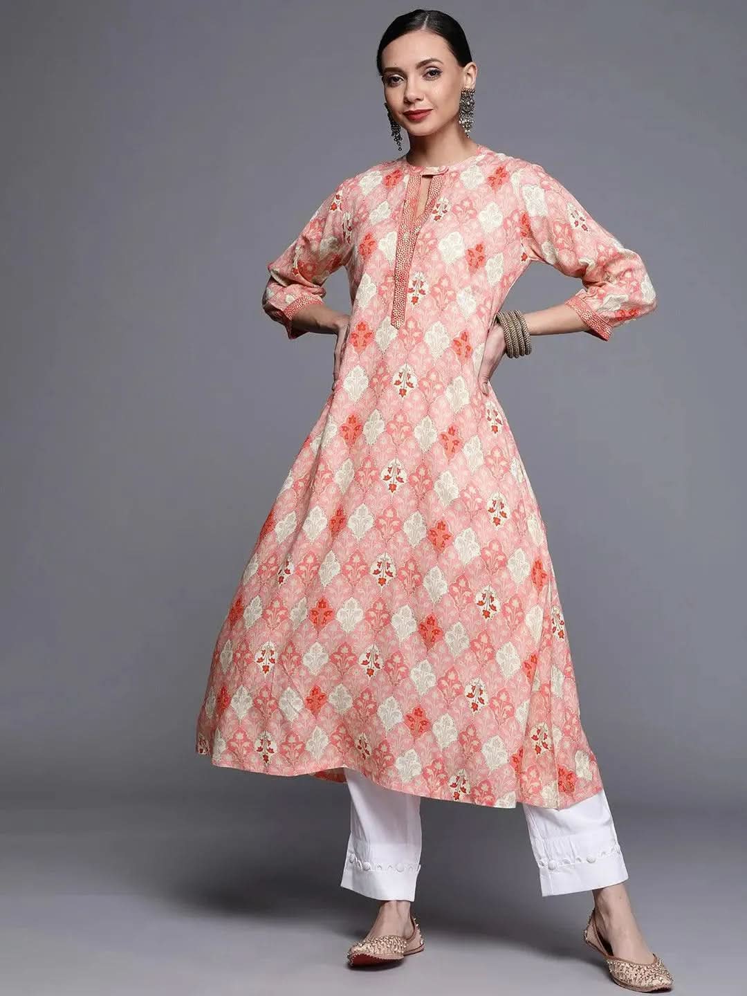 Buy Pink Printed Rayon Kurta - 22099O- | Libas Ethnic Wear Online
Buy Pink Printed Rayon Kurta - 22099O- | Libas Ethnic Wear Online