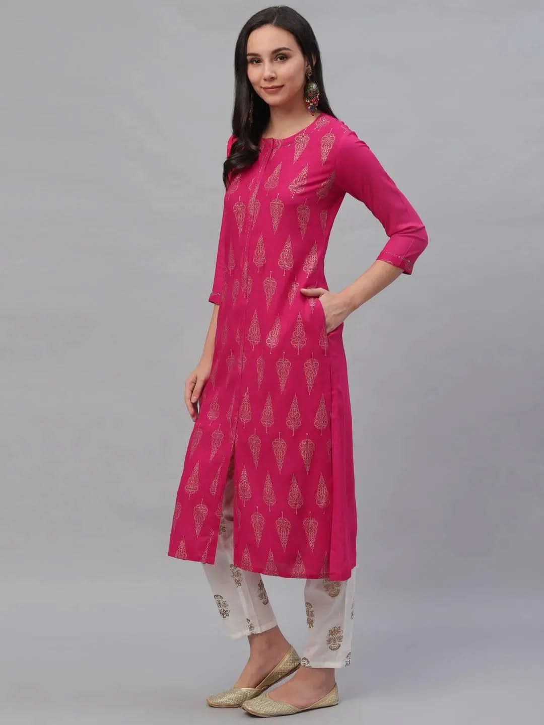 Buy Pink Printed Rayon Kurta - 9202-XS | Libas Ethnic Wear Online
Buy Pink Printed Rayon Kurta - 9202-XS | Libas Ethnic Wear Online