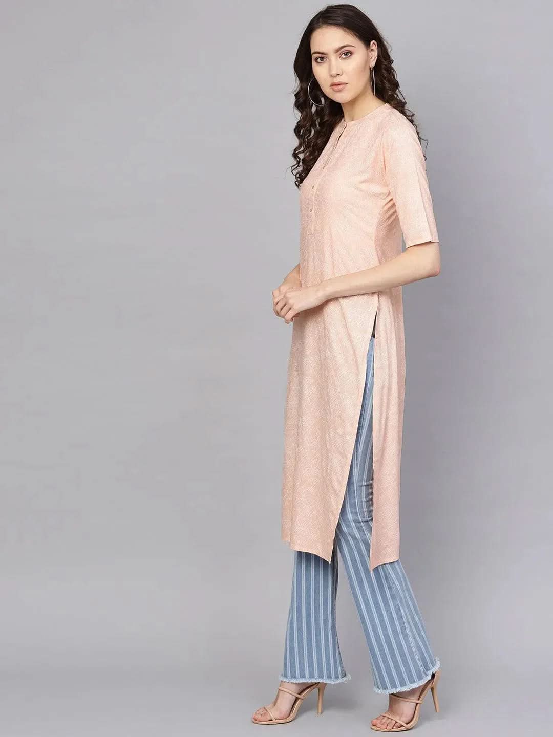 Buy Pink Printed Rayon Kurta - 8540- | Libas Ethnic Wear Online
Buy Pink Printed Rayon Kurta - 8540- | Libas Ethnic Wear Online