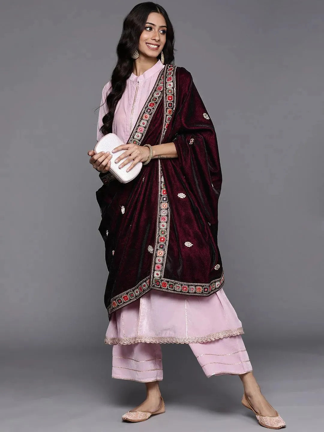 Buy Pink Solid Velvet Suit Set - 20380O-XS | Libas Ethnic Wear Online
Buy Pink Solid Velvet Suit Set - 20380O-XS | Libas Ethnic Wear Online