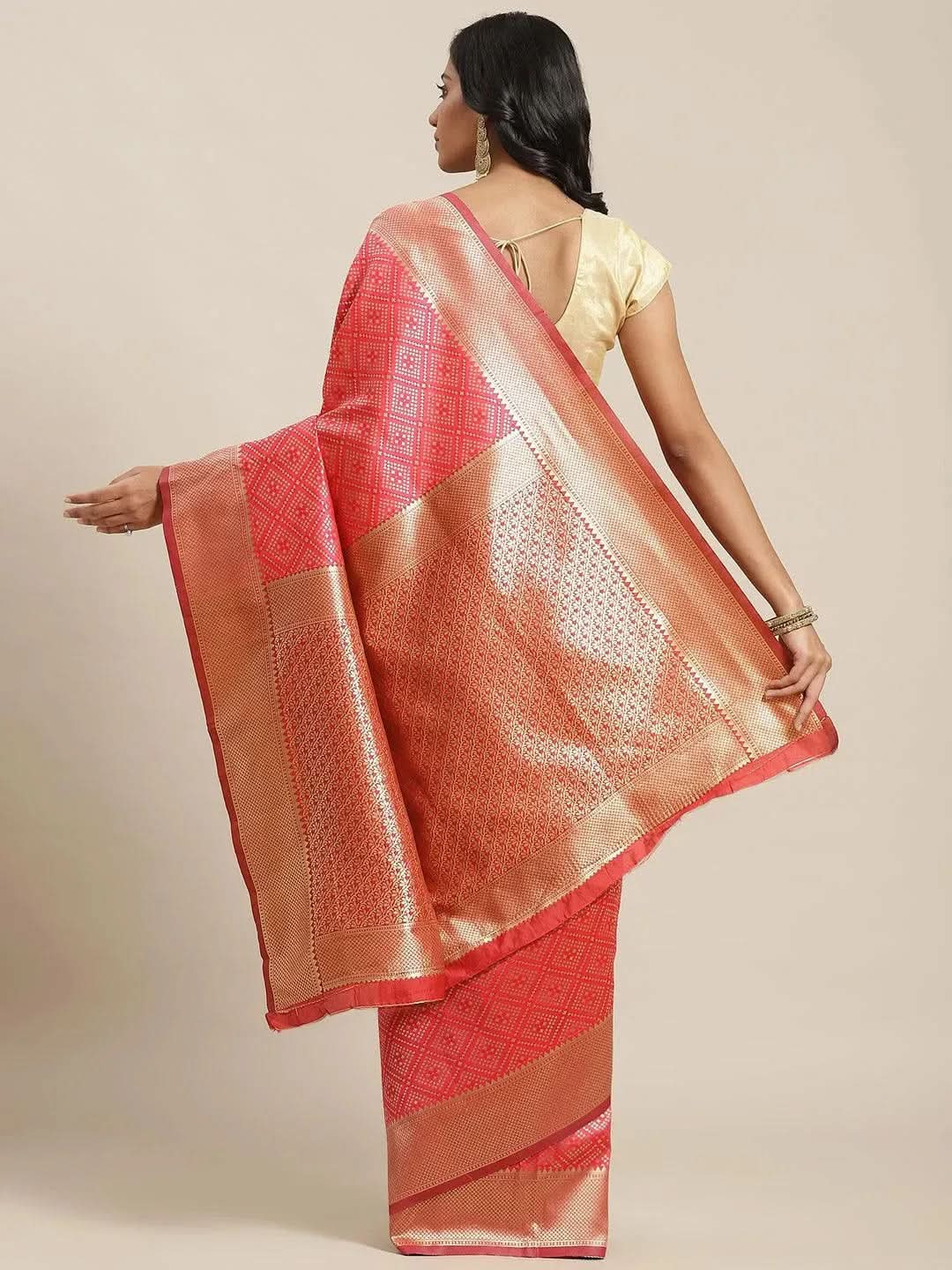 Buy Pink Woven Design Brocade Saree - 14686 | Libas Ethnic Wear Online
Buy Pink Woven Design Brocade Saree - 14686 | Libas Ethnic Wear Online