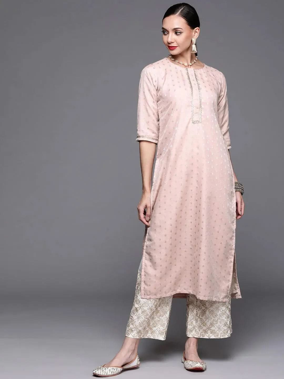 Buy Pink Woven Design Chanderi Silk Kurta - 22114O- | Libas Ethnic Wear Online
Buy Pink Woven Design Chanderi Silk Kurta - 22114O- | Libas Ethnic Wear Online