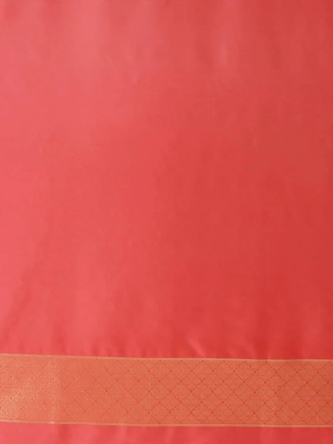 Pink Woven Design Silk Saree - Libas