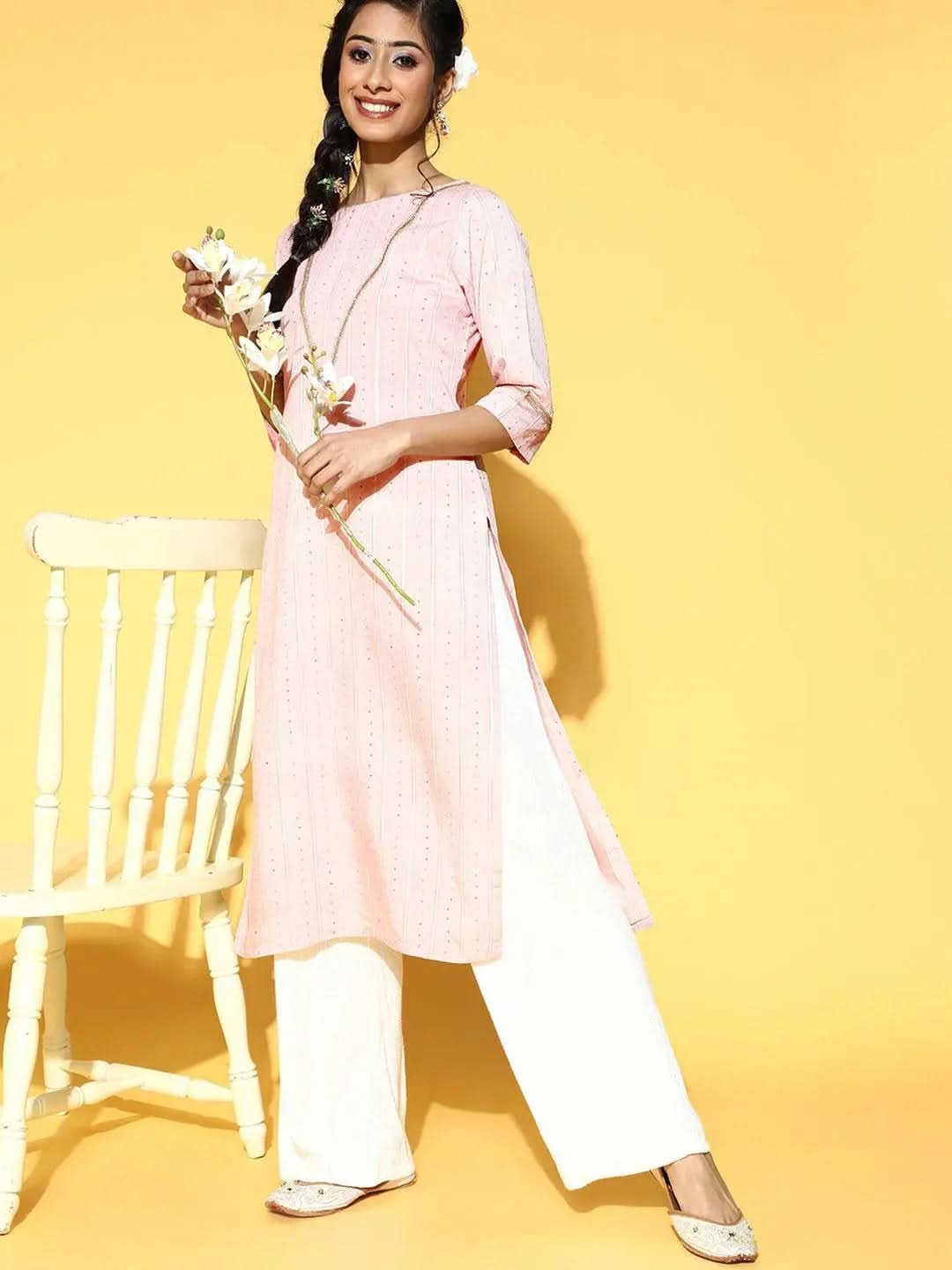 Buy Pink Yoke Design Chanderi Silk Kurta - 23413O-XS | Libas Ethnic Wear Online
Buy Pink Yoke Design Chanderi Silk Kurta - 23413O-XS | Libas Ethnic Wear Online