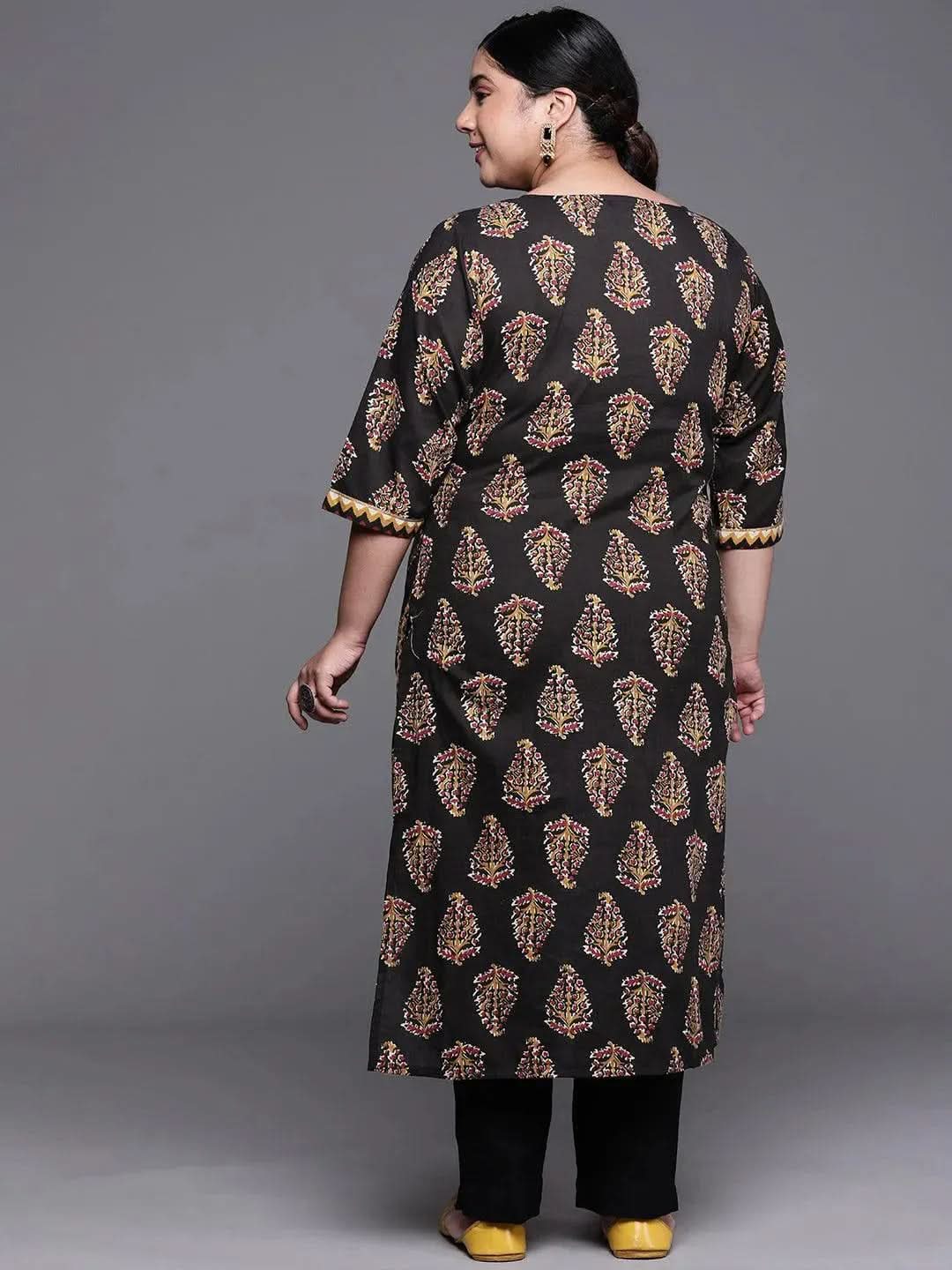 Buy Plus Size Black Printed Cotton Kurta - 25096O-6XL | Libas Ethnic Wear Online
Buy Plus Size Black Printed Cotton Kurta - 25096O-6XL | Libas Ethnic Wear Online