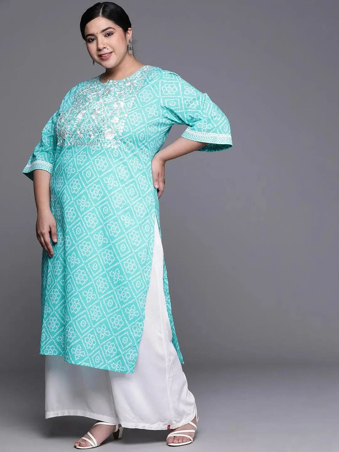 Buy Plus Size Blue Printed Cotton Kurta - 25053O- | Libas Ethnic Wear Online
Buy Plus Size Blue Printed Cotton Kurta - 25053O- | Libas Ethnic Wear Online