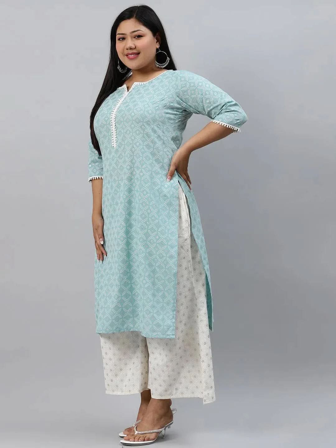 Buy Plus Size Blue Printed Cotton Kurta - 11061- | Libas Ethnic Wear Online
Buy Plus Size Blue Printed Cotton Kurta - 11061- | Libas Ethnic Wear Online