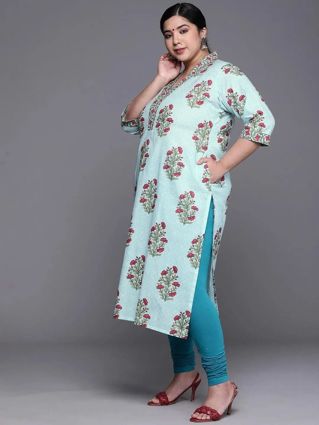 Buy Plus Size Blue Printed Cotton Kurta - 25008O- | Libas Ethnic Wear Online
Buy Plus Size Blue Printed Cotton Kurta - 25008O- | Libas Ethnic Wear Online