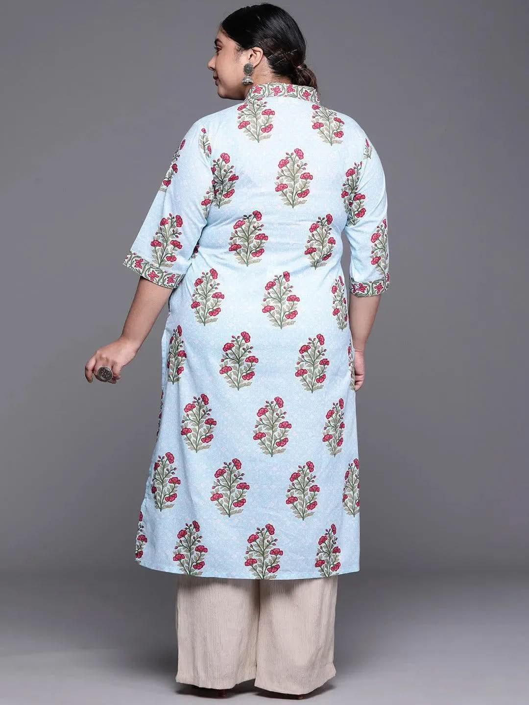 Buy Plus Size Blue Printed Cotton Kurta - 25009O-3XL | Libas Ethnic Wear Online
Buy Plus Size Blue Printed Cotton Kurta - 25009O-3XL | Libas Ethnic Wear Online
