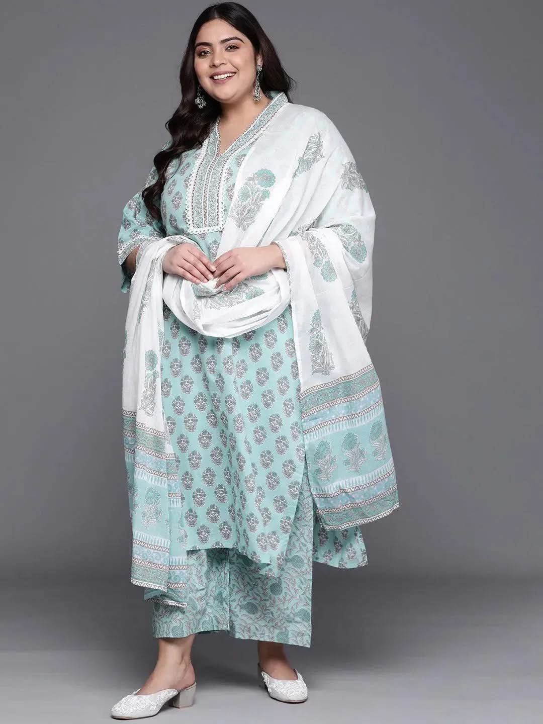 Buy Plus Size Blue Printed Cotton Suit Set - 15135O-3XL | Libas Ethnic Wear Online
Buy Plus Size Blue Printed Cotton Suit Set - 15135O-3XL | Libas Ethnic Wear Online