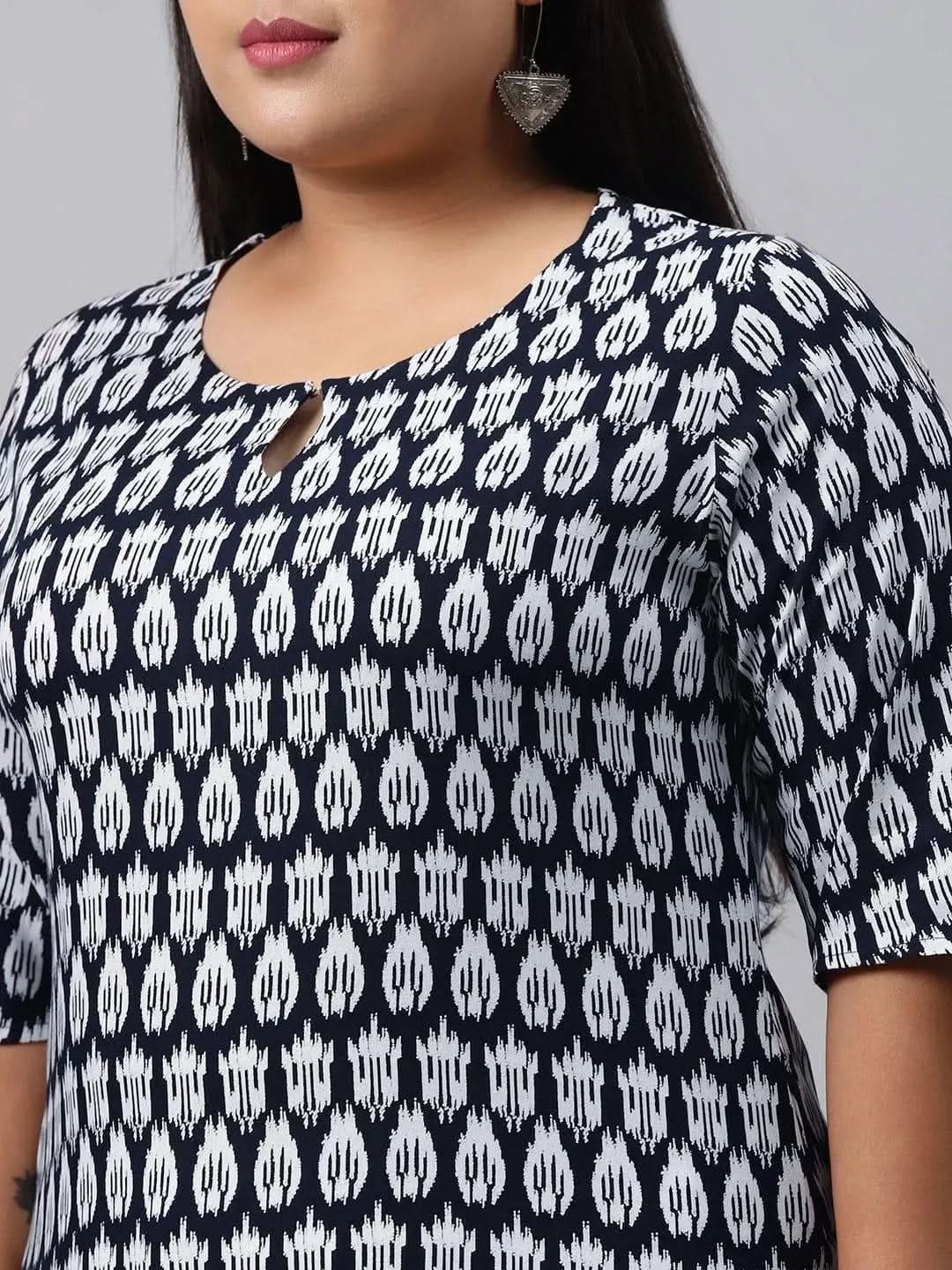 Buy Plus Size Blue Printed Rayon Kurta - 11098-6XL | Libas Ethnic Wear Online
Buy Plus Size Blue Printed Rayon Kurta - 11098-6XL | Libas Ethnic Wear Online