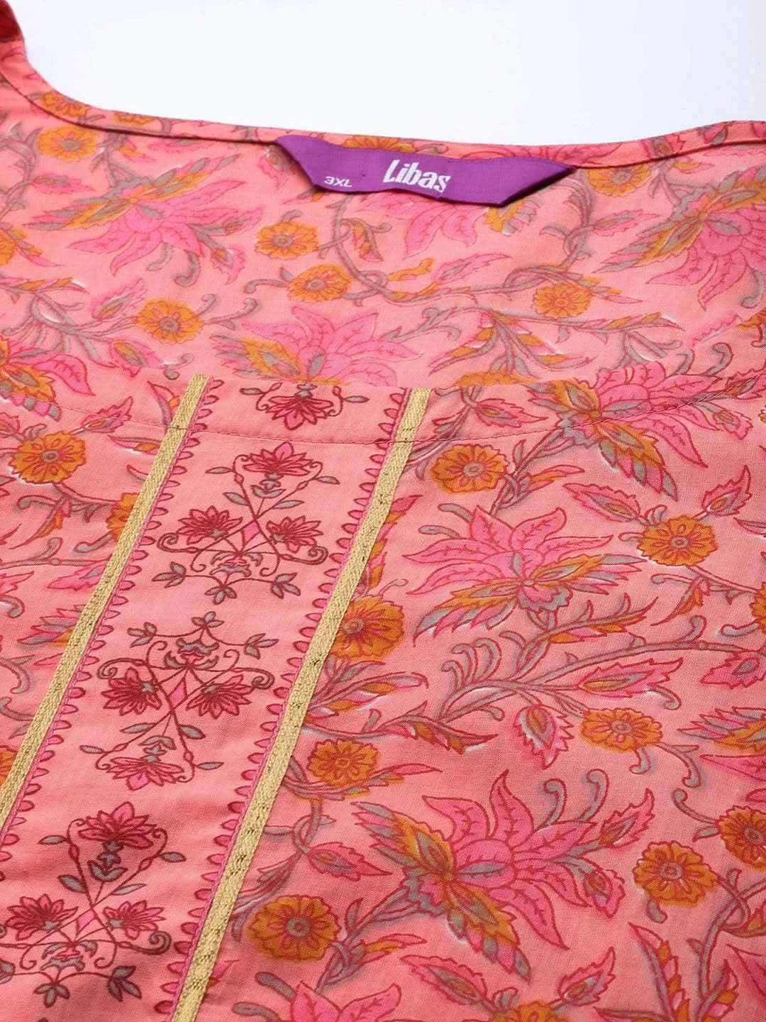 Buy Plus Size Coral Printed Cotton Kurta - 25018O-3XL | Libas Ethnic Wear Online
Buy Plus Size Coral Printed Cotton Kurta - 25018O-3XL | Libas Ethnic Wear Online