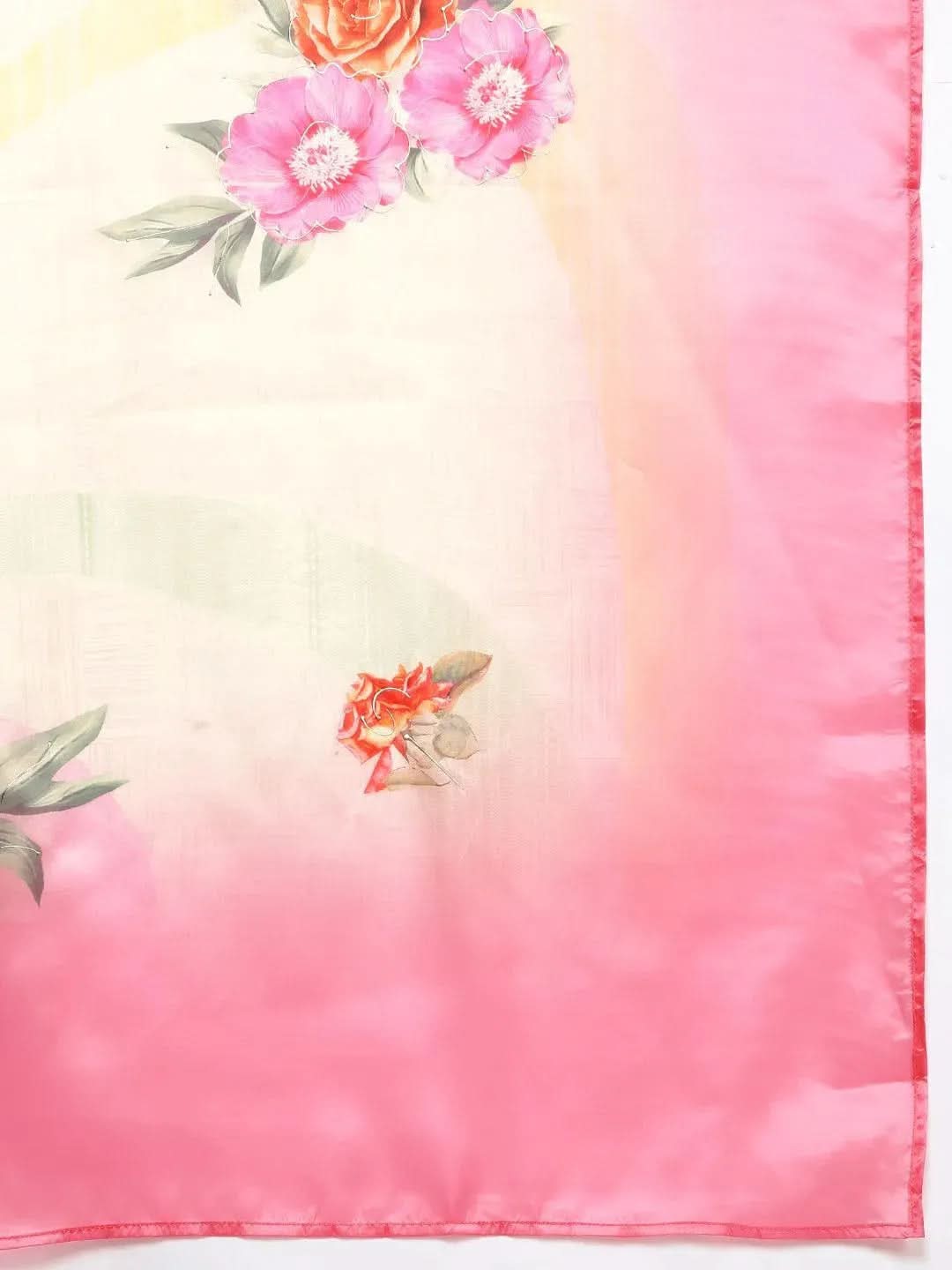 Plus Size Cream Yoke Design Silk Blend Straight Kurta With Palazzos & Dupatta 
Plus Size Cream Yoke Design Silk Blend Straight Kurta With Palazzos & Dupatta