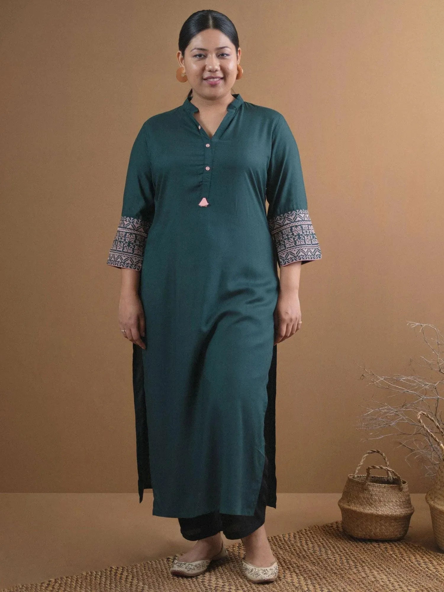Buy Plus Size Green Solid Rayon Kurta - 11011- | Libas Ethnic Wear Online
Buy Plus Size Green Solid Rayon Kurta - 11011- | Libas Ethnic Wear Online