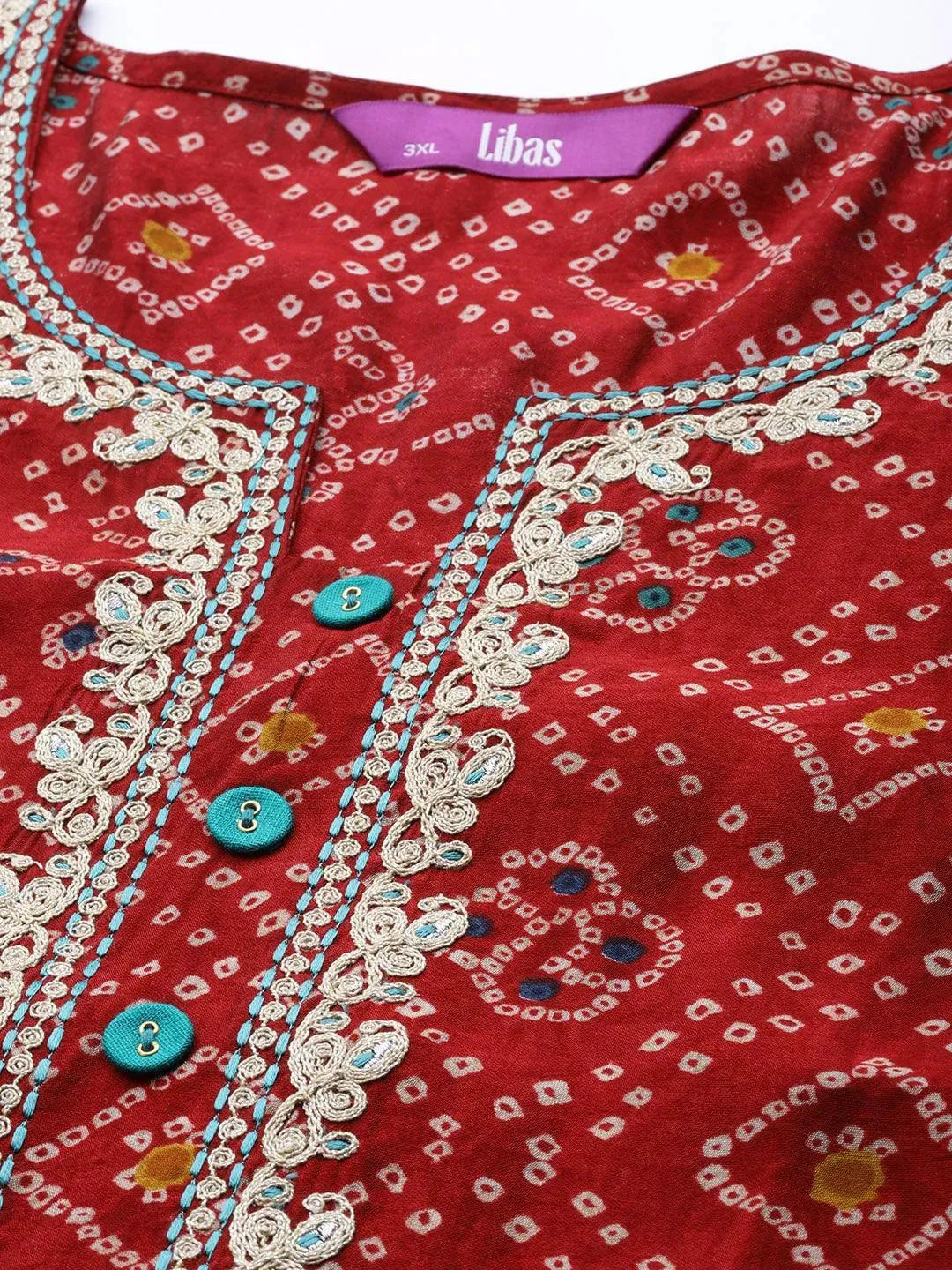 Buy Plus Size Maroon Printed Chanderi Silk Kurta - 25078O-3XL | Libas Ethnic Wear Online
Buy Plus Size Maroon Printed Chanderi Silk Kurta - 25078O-3XL | Libas Ethnic Wear Online