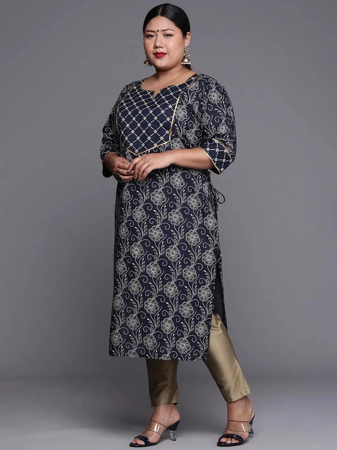 Buy Plus Size Navy Blue Yoke Design Cotton Kurta - 25039O- | Libas Ethnic Wear Online
Buy Plus Size Navy Blue Yoke Design Cotton Kurta - 25039O- | Libas Ethnic Wear Online