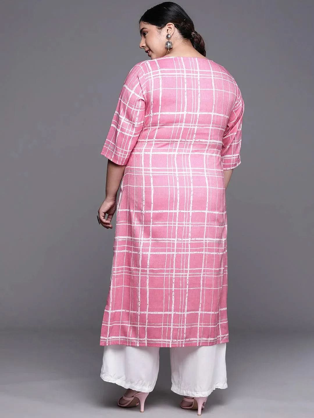 Buy Plus Size Pink Printed Rayon Kurta - 25029O-6XL | Libas Ethnic Wear Online
Buy Plus Size Pink Printed Rayon Kurta - 25029O-6XL | Libas Ethnic Wear Online