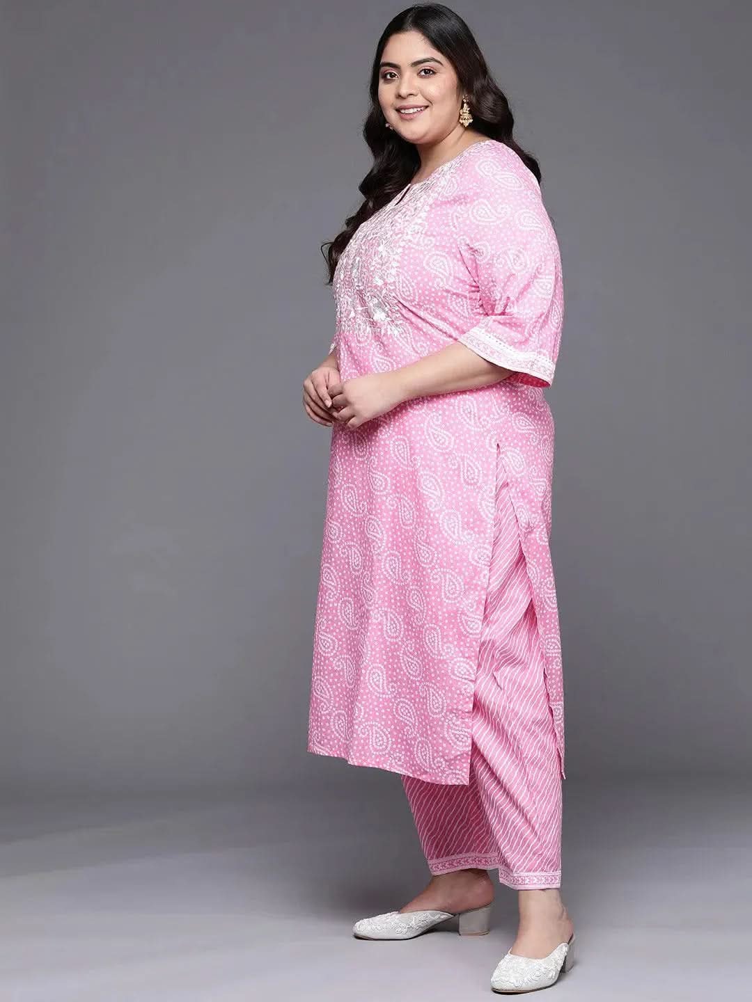 Buy Plus Size Pink Yoke Design Cotton Suit Set - 15126O-3XL | Libas Ethnic Wear Online
Buy Plus Size Pink Yoke Design Cotton Suit Set - 15126O-3XL | Libas Ethnic Wear Online