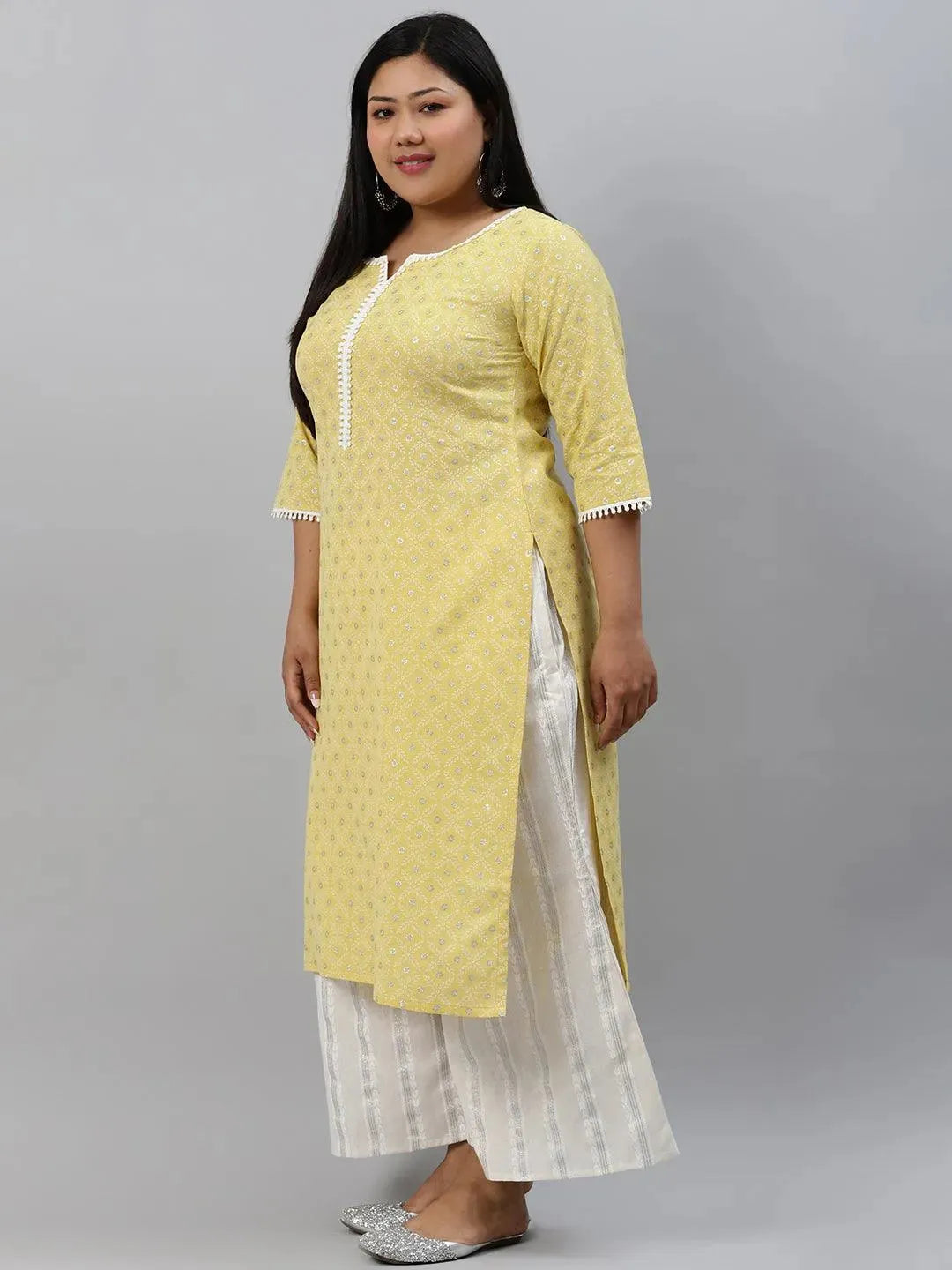 Buy Plus Size Yellow Printed Cotton Kurta - 11060- | Libas Ethnic Wear Online
Buy Plus Size Yellow Printed Cotton Kurta - 11060- | Libas Ethnic Wear Online