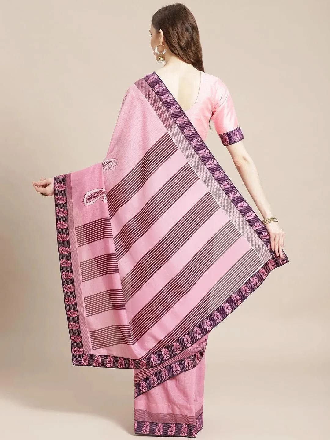 Purple Printed Chiffon Saree
Purple Printed Chiffon Saree