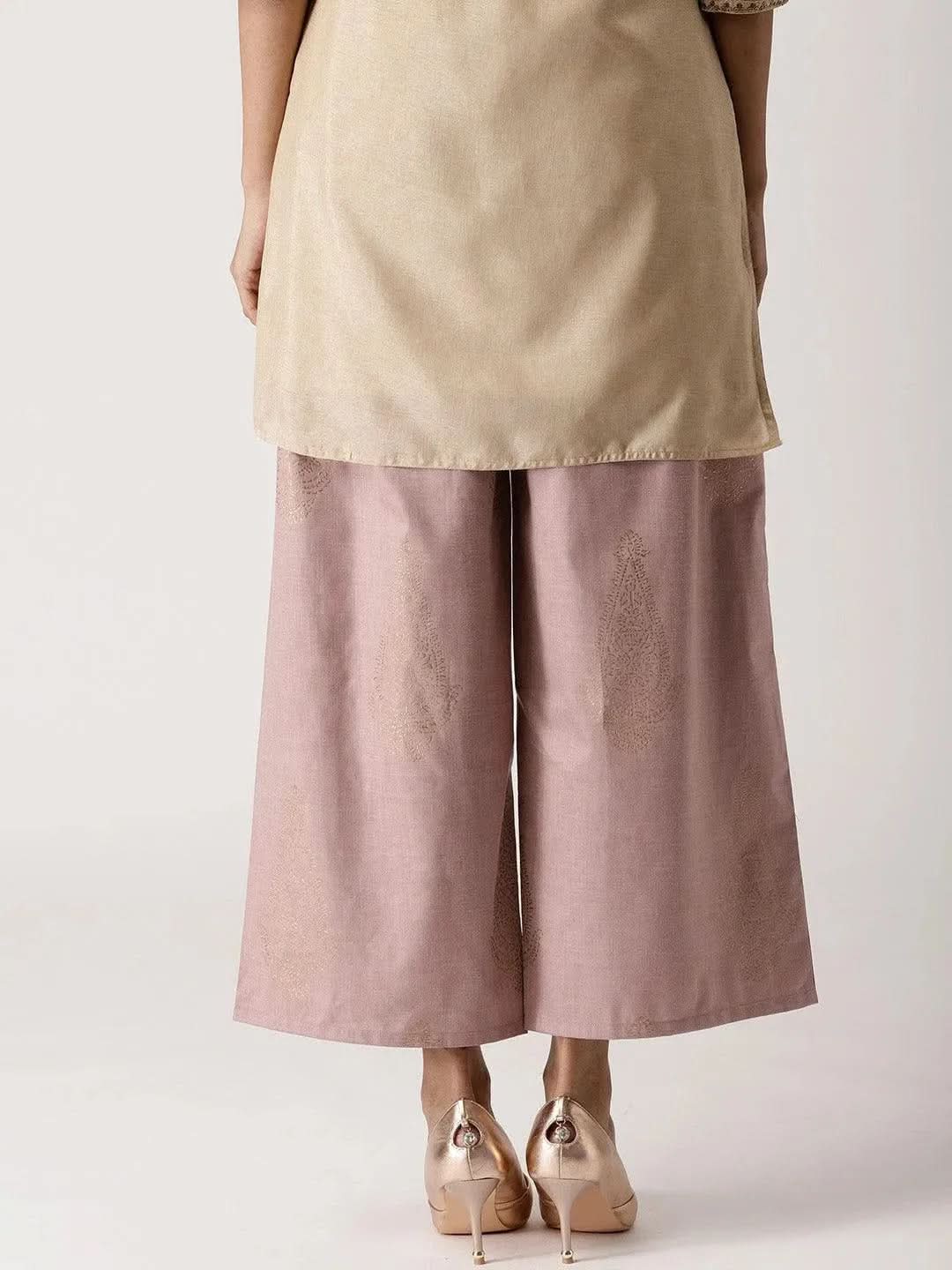 Buy Purple Printed Cotton Palazzos - PL562- | Libas Ethnic Wear Online
Buy Purple Printed Cotton Palazzos - PL562- | Libas Ethnic Wear Online