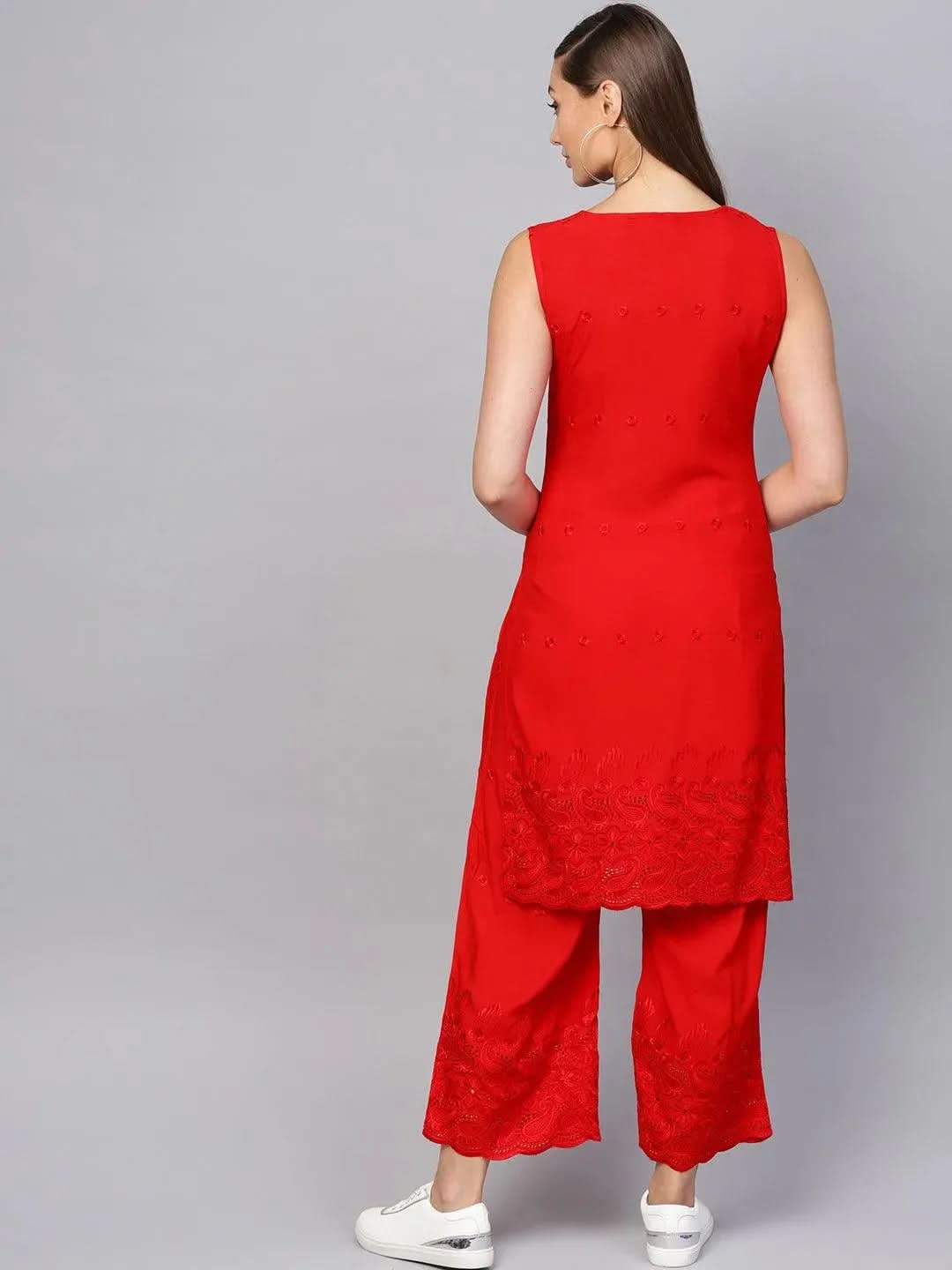Buy Red Embroidered Rayon Kurta Set - 6247MJ-XXL | Libas Ethnic Wear Online
Buy Red Embroidered Rayon Kurta Set - 6247MJ-XXL | Libas Ethnic Wear Online