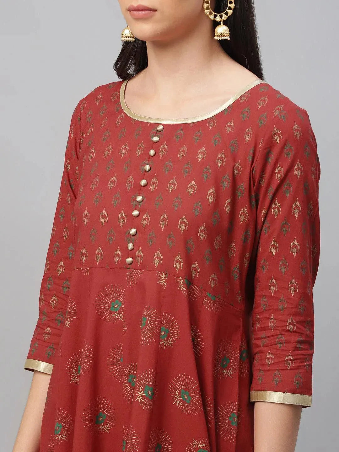 Buy Red Printed Cotton Dress - 8929-XS | Libas Ethnic Wear Online
Buy Red Printed Cotton Dress - 8929-XS | Libas Ethnic Wear Online