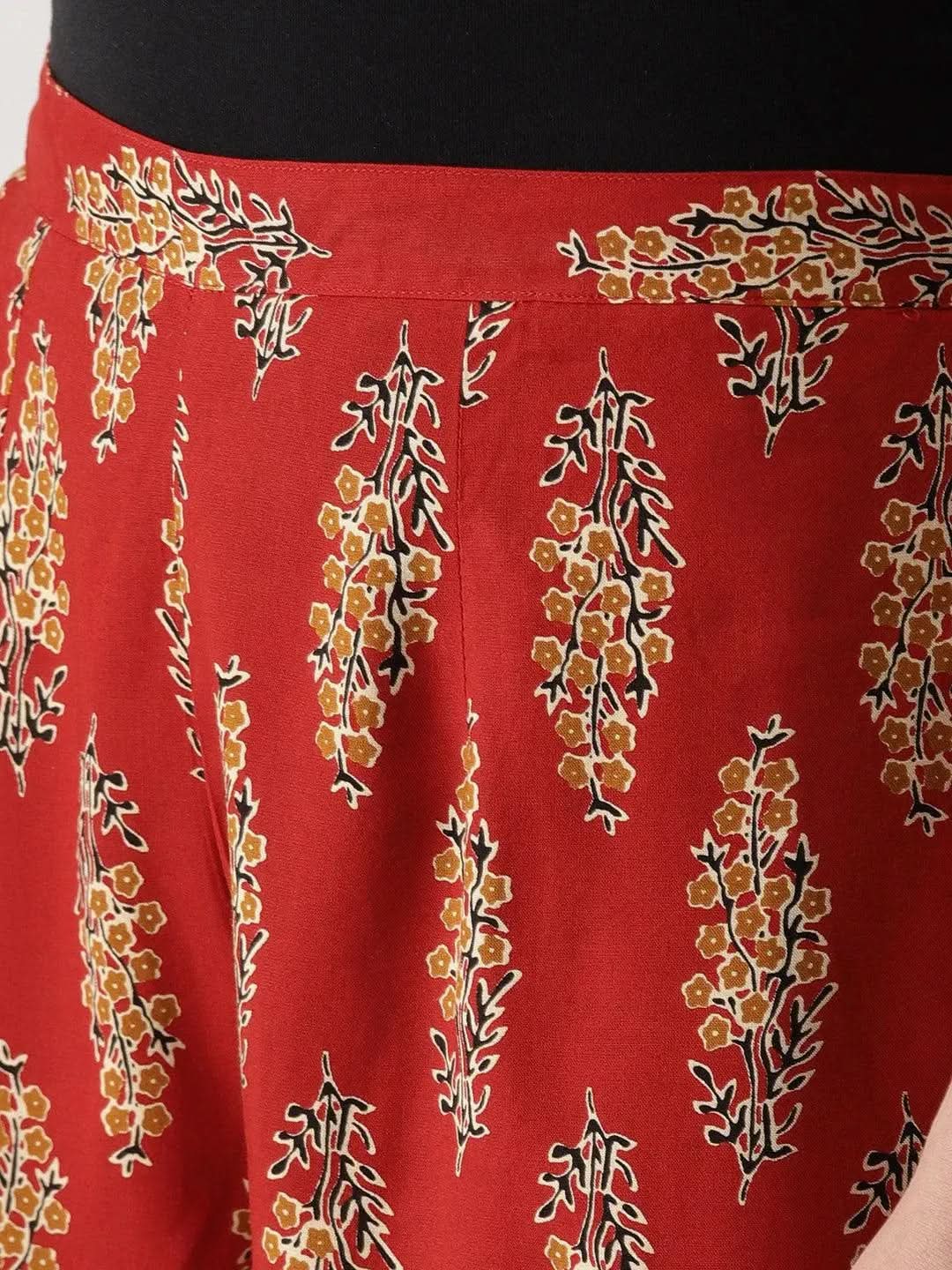 Red Printed Cotton Palazzos
Red Printed Cotton Palazzos