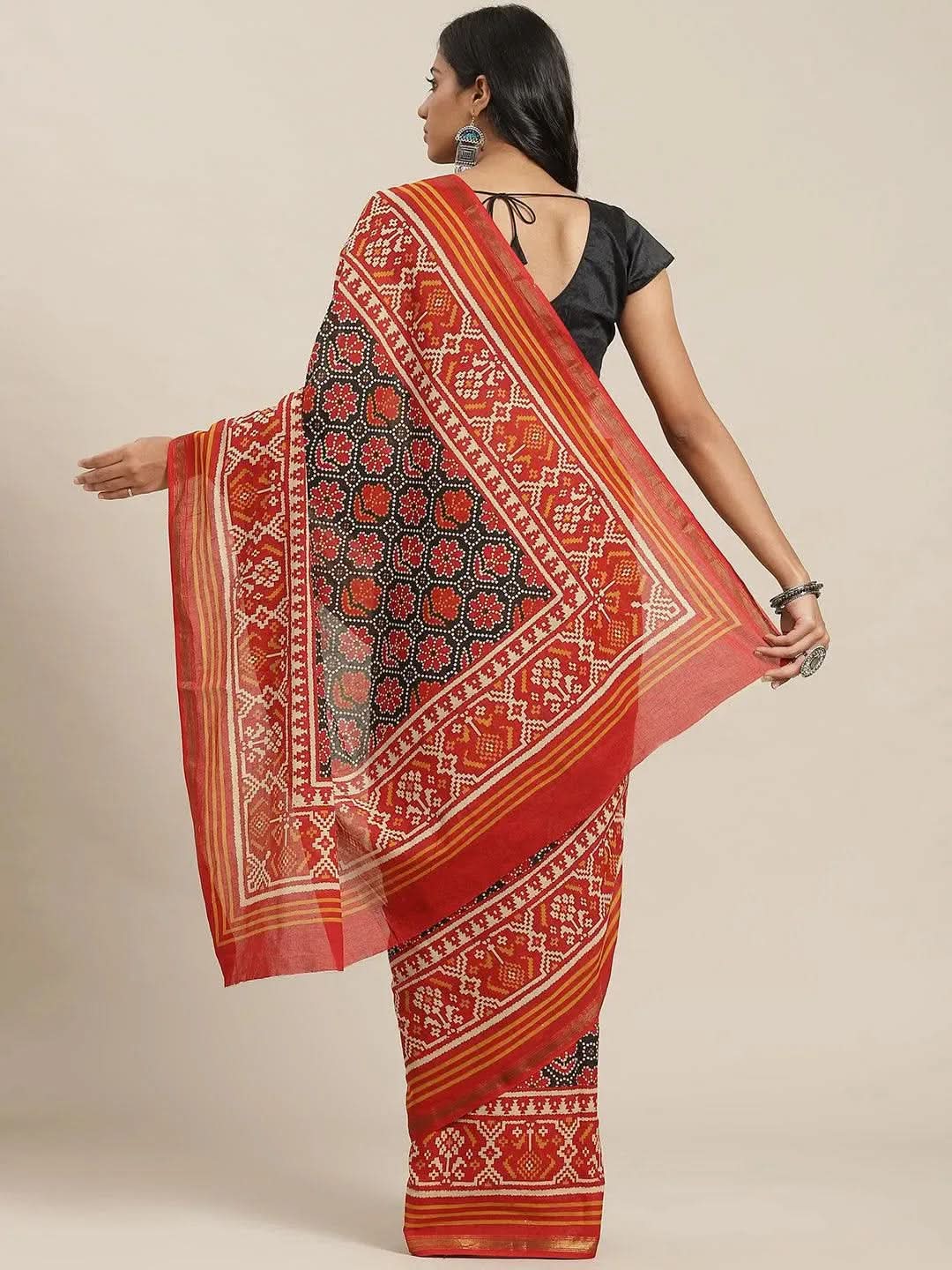 Buy Red Printed Cotton Saree - 14707 | Libas Ethnic Wear Online
Buy Red Printed Cotton Saree - 14707 | Libas Ethnic Wear Online